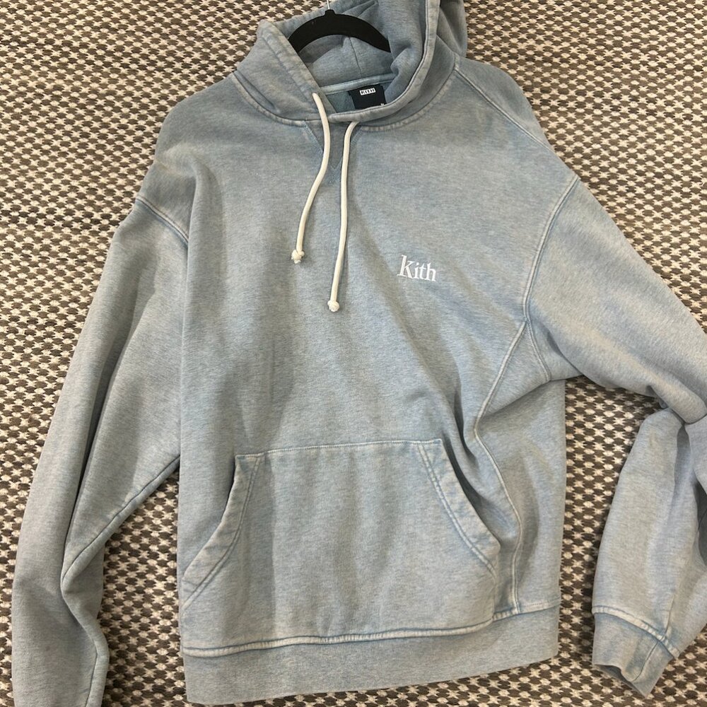 Kith Hoodie - size medium - washed Blue